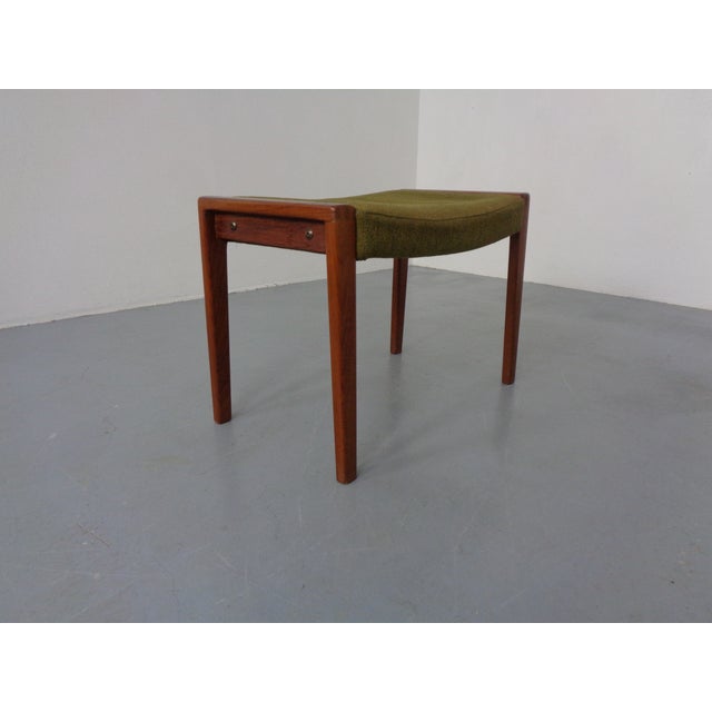 Brown Vintage Teak Ottoman, Sweden, 1960s For Sale - Image 8 of 12