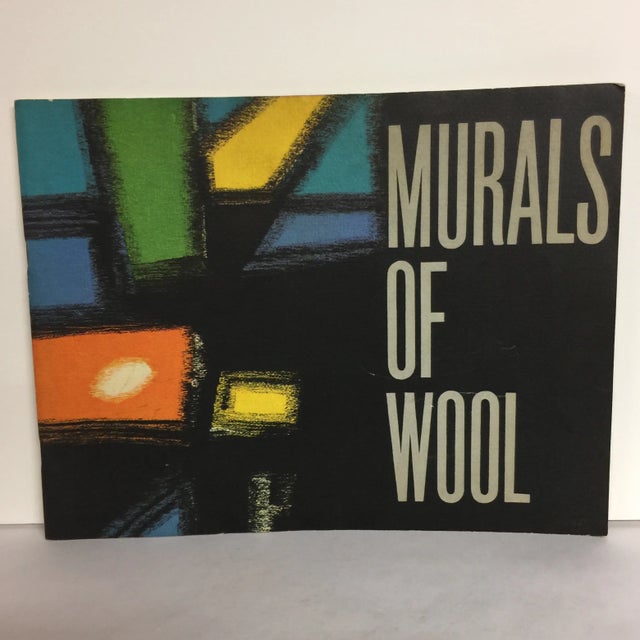 Offered is a softcover book (1960) titled Murals of Wool. Classic mid-century design and decoration! New York: French &...