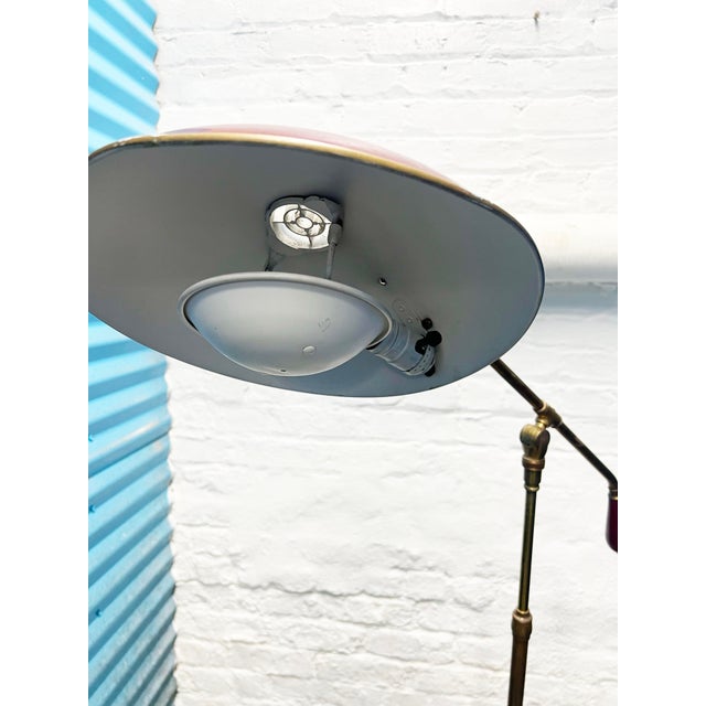 1950s Floor Lamp Attributed to Gerald Thurston For Sale In New York - Image 6 of 12