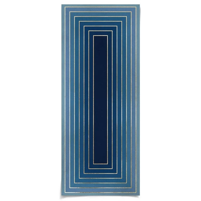 Another collection, adding to our modern aesthetic, this time with shades of blue and gold to create a large scale...