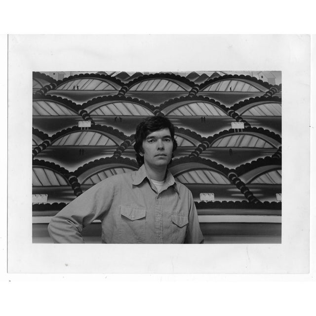 Portraiture 1970s Roger Brown Portrait by Mary Baber For Sale - Image 3 of 3