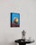 Don't Hang Out too Much by Andreas Claussen | Oil on canvas Abstract depiction of a helmeted figure. For Sale