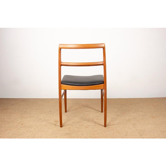 Vintage Danish Model 430 Chairs in Teak and New Leather by Arne Vodder for Sibast, 1960, Set of 4 For Sale - Image 10 of 17