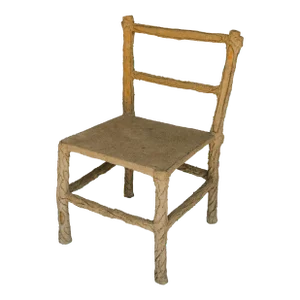 Mid 20th Century Faux Bois Garden Chair