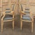 Wood Pair Antique French Louis XVI Armchairs ~ Fauteuils For Sale - Image 7 of 18