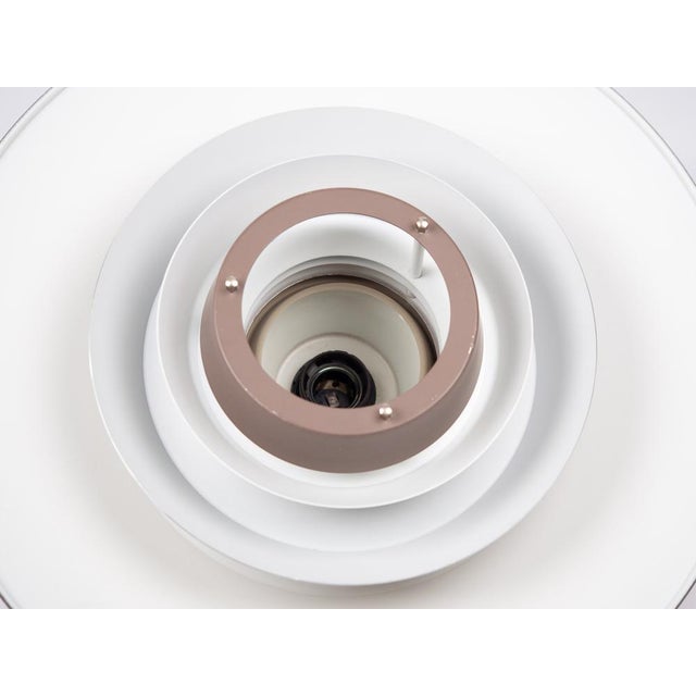 Metal Vintage Aluminum Pendant Lamp by Knud Christensen, 1980 For Sale - Image 7 of 12