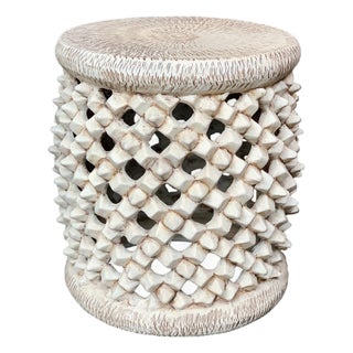 Ceramic Spider's Nest Side Table by Tucker Robbins For Sale