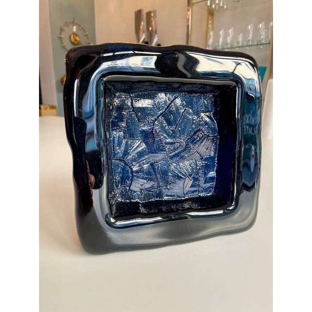 1960s Handmade Bowl by Göte Augustsson for Ruda Glasbruck, Sweden, 1960 For Sale - Image 5 of 7