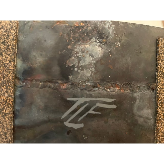 Mid 20th Century Mid 20th Century Mason Man Iron Scupture For Sale - Image 5 of 5