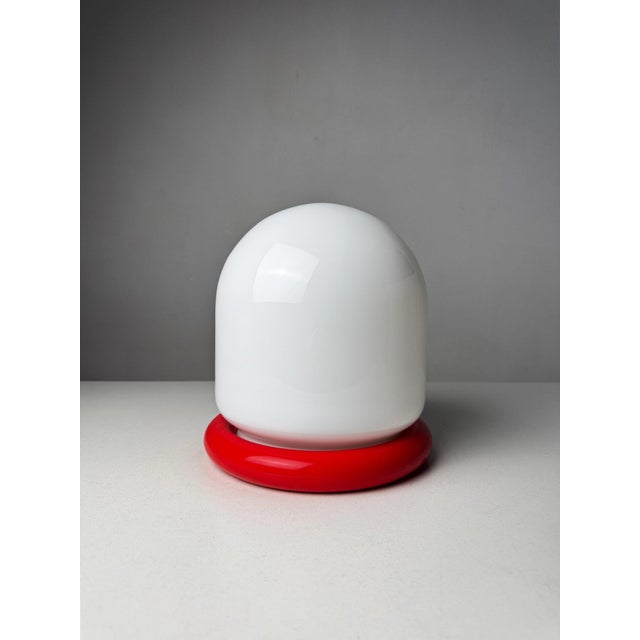 Red Italian Space Age Table Lamp, 1970s For Sale - Image 8 of 8