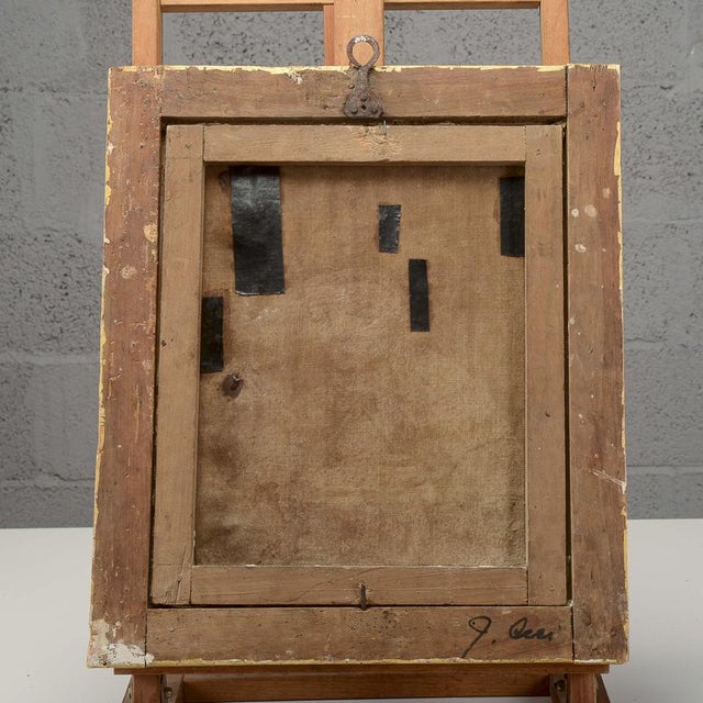 Black Italian Artist, Saint, Oil on Canvas, 18th Century For Sale - Image 8 of 9