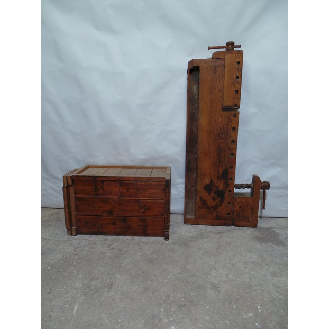 Swedish Carpenters Work Bench For Sale - Image 11 of 13