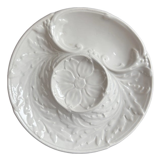 Mid-20th Century Gien, France Artichoke Serving Dish For Sale