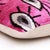 Handmade Velvet Ikat Eye Lumbar Pillow 16x24 | Pink Statement For Sale In San Francisco - Image 6 of 8