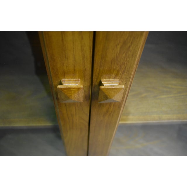 Mission Bookcase / Curio Cabinet - Michael's Cherry (Mc1) For Sale In Chicago - Image 6 of 11