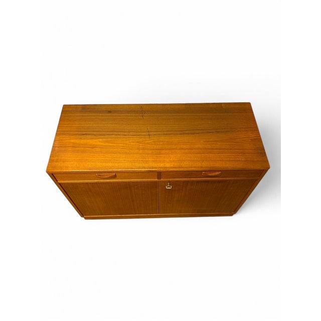 Mid-Century Scandinavian Teak Credenza For Sale - Image 5 of 7