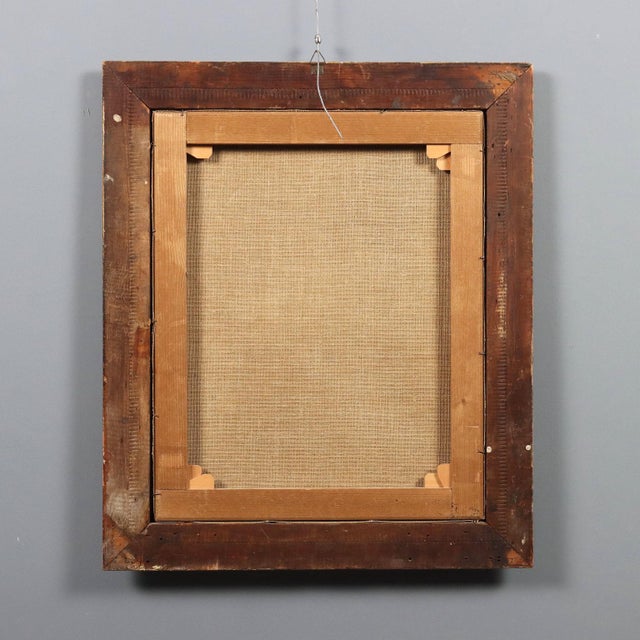 Cesare Laurenti, Rural Scene, Oil on Canvas, Framed For Sale - Image 11 of 12