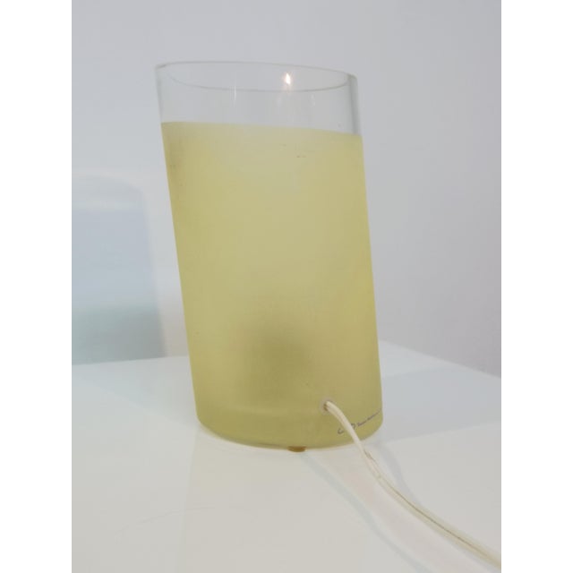 Beautiful modernist table lamp by Louis Drimmer. France, 1970s. Rare model from a small production run by Louis Drimmer....