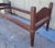 Rustic 19thc Original Red Painted Day Bed W/Rag Rug Cushion For Sale - Image 3 of 12