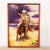 Textile Reinhold, Indian Warrior on Horse, 2000s, Oil on Canvas For Sale - Image 7 of 7