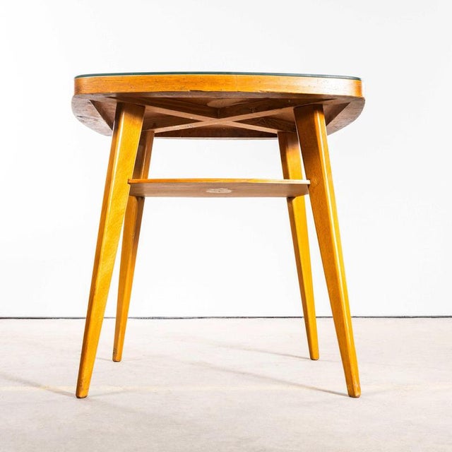 1950s Rounded Occasional Corner Table, 1950s For Sale - Image 5 of 8