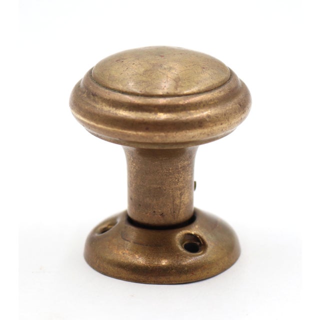 Traditional Vintage Concentric 2 In. Dummy Door Knob Set For Sale - Image 3 of 4