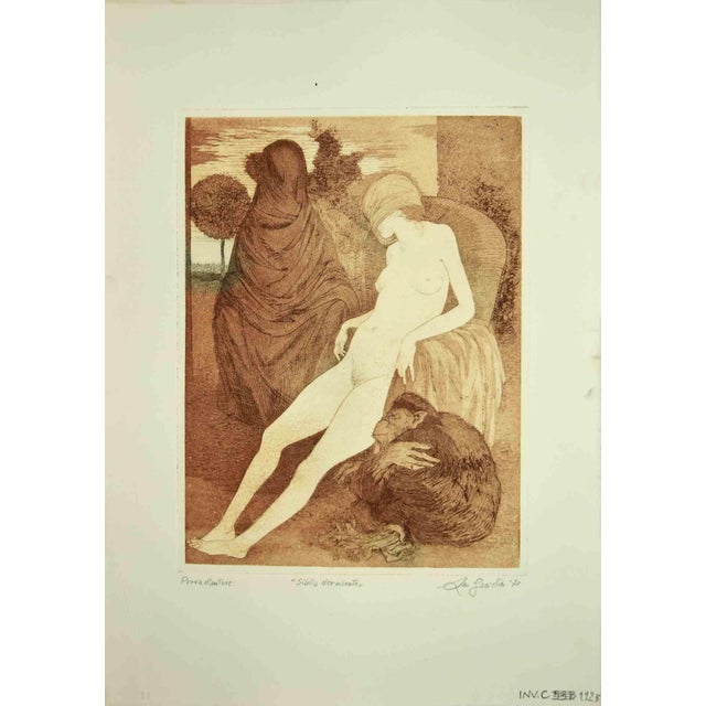 Sleeping Sybil is an original artwork realized in 1970 by the Italian Contemporary artist Leo Guida (1992 - 2017)....