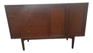 1950s Drexel Declaration Mid-Century Modern Sideboard Server Credenza Buffet Cabinet