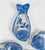 Early 20th Century Set of 4 Japanese Blue and White Fish Form Condiment Dishes For Sale - Image 4 of 13