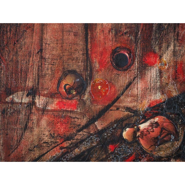 Jean-Pierre Vielfaure, The Widowed Bird, Original Oil on Canvas For Sale - Image 6 of 7