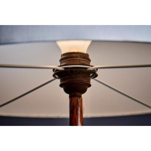 1960s Floor Lamp in Brass and Rosewood from Kalmar, 1960s For Sale - Image 5 of 10