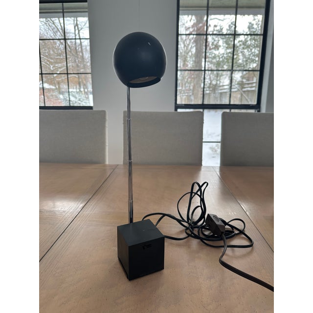 1960s Lightolier Atomic Desk Expandable Lamp Light Dome Eyeball For Sale In Fayetteville, AR - Image 6 of 12
