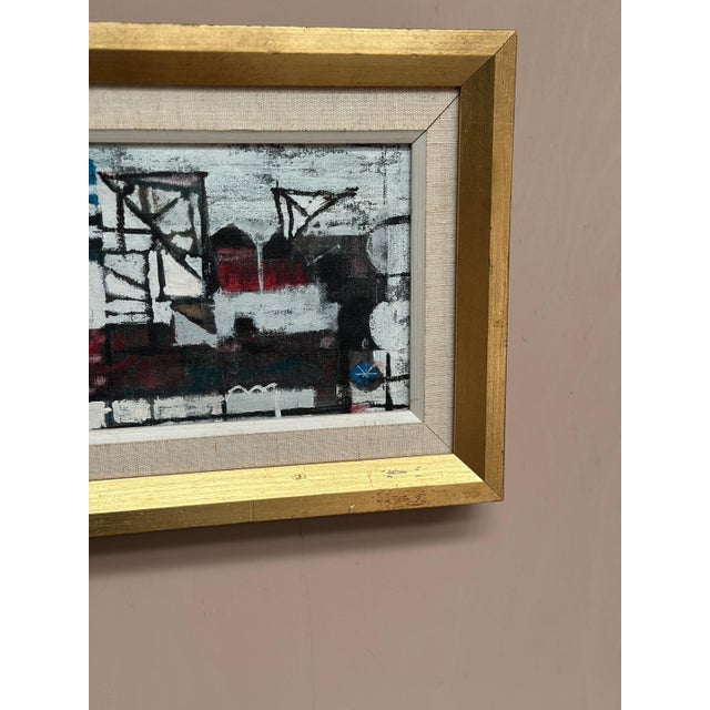 Teddy Sempinski, Transition, 1960s, Oil on Canvas, Framed For Sale - Image 10 of 14