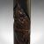 Brown Vintage Mid 20th Century Art Deco Oriental Mahogany Carved Lamp For Sale - Image 8 of 13