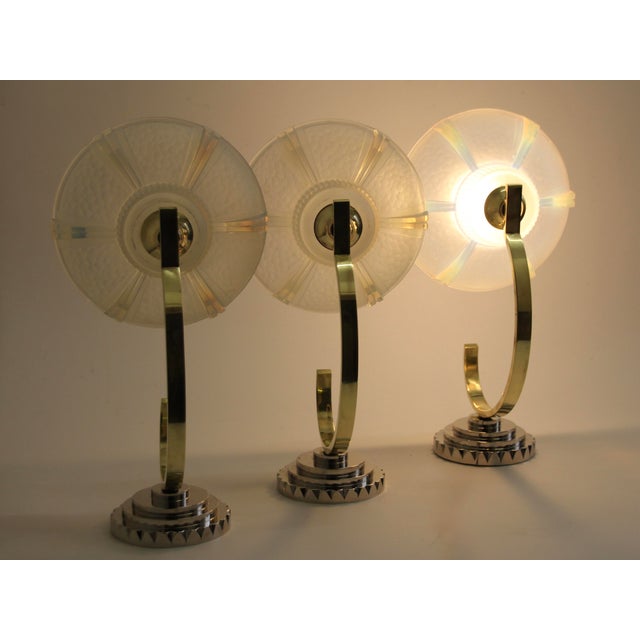 Large French Art Deco Wall Light from Ezan, 1930s For Sale - Image 16 of 18