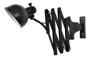 Bauhaus Model #6614 Scissor Wall Lamp from Kaiser Idell / Kaiser Leuchten, 1930s