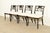 Baker Furniture Historic Charleston Regency Ebonized and Gold Gilt Dining Chairs, Set of Four For Sale - Image 16 of 16