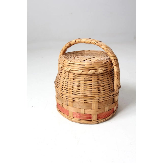 Antique Woven Basket For Sale - Image 11 of 12