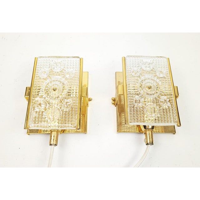 Vintage Wall Lamp by Carl Fagerlund for Orrefors, 1960s For Sale - Image 3 of 14