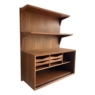 Mid-Century Teak Royal-System Shelving Unit by Poul Cadovius, Denmark, 1960s, Set of 8 For Sale
