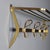 Gold Brass Coat Rack, 1950s For Sale - Image 8 of 9