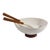 Michael Lax Hyalyn “Capri” for Raymor Salad Bowl and Salad Serving Pieces For Sale