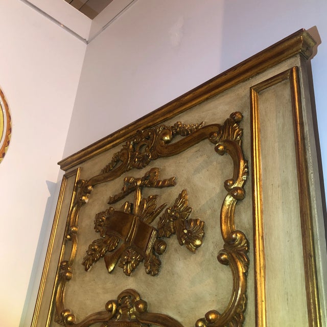 Italian Hand Painted Mirror For Sale - Image 10 of 12