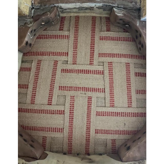 19th Century Louis XV Gilt Side Chair Upholstered in Green Velvet For Sale - Image 9 of 9