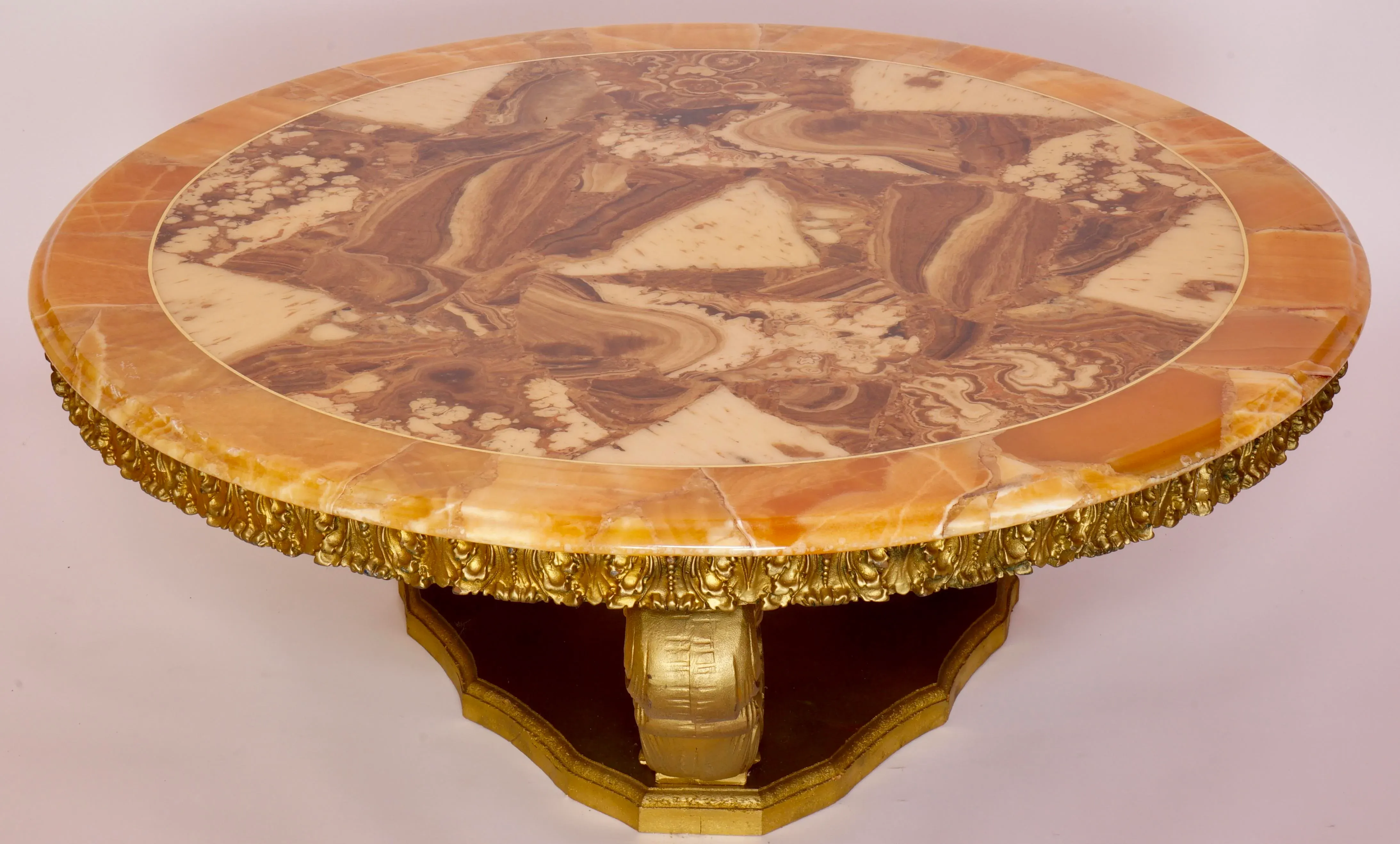 Mid 20th Century Mid Century Modern Muller of Mexico Onyx Coffee