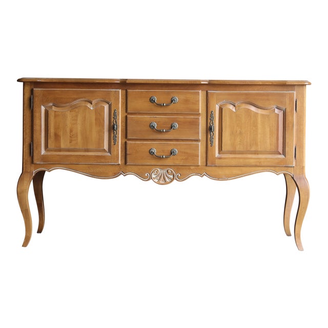 French Country Ethan Allen Sideboard/Buffet Chairish