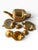 Late 20th Century Wheeling Decorating Co. 22k Gold Doves, Roses & Daisies 4-Piece Tea & Coffee Service - Set of 4 For Sale - Image 4 of 7