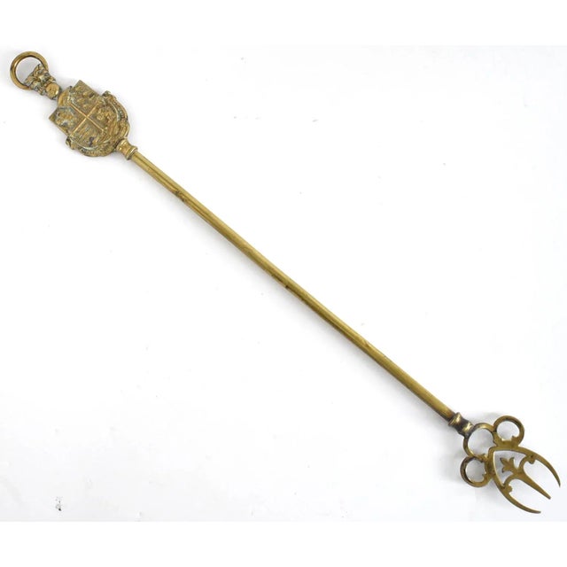 Brass Antique English Bournemouth Toasting Fork For Sale - Image 8 of 8