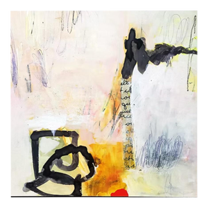 Abstract Titled "Westwind" Giclee Print on Stretched Canvas