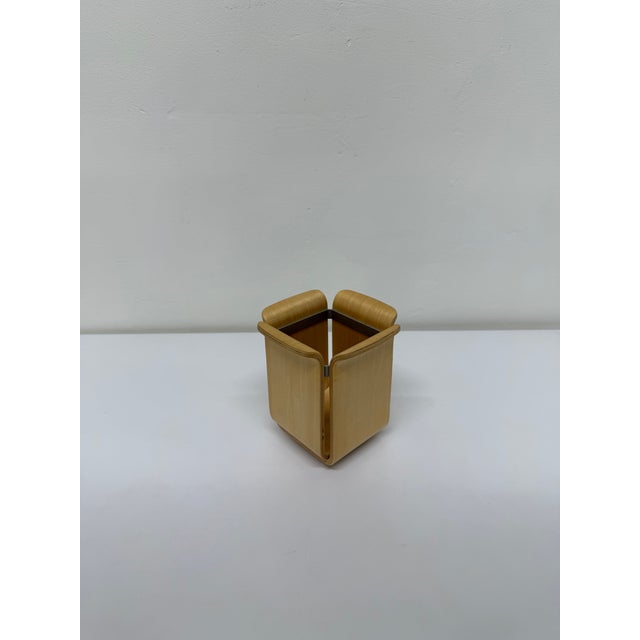 Michael Graves Modern Bentwood Desk Accessory Organizer Set For Sale - Image 10 of 15